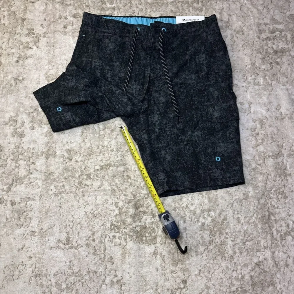 ZeroXposur Swim Trunks UPF‎ 50+ Comfort Liner Recycled Small